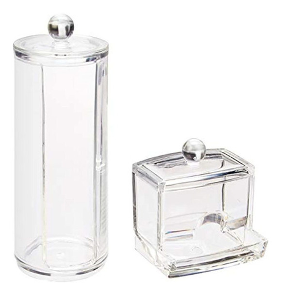 Putwo Organizador De Maquillaje Almohadillas De Algodón Orga 0