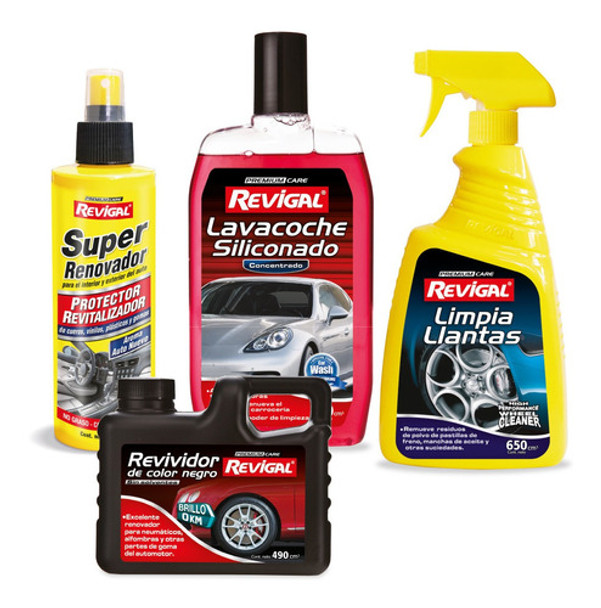 Shampoo Super Renovador Limpia Llantas Revividor Revigal 0