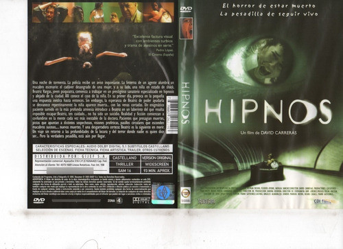 Hipnos (2004) - Dvd Original - Mcbmi 0