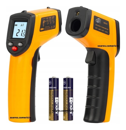 Termometro Digital Culinario Laser Infravermelho Temperatura 0