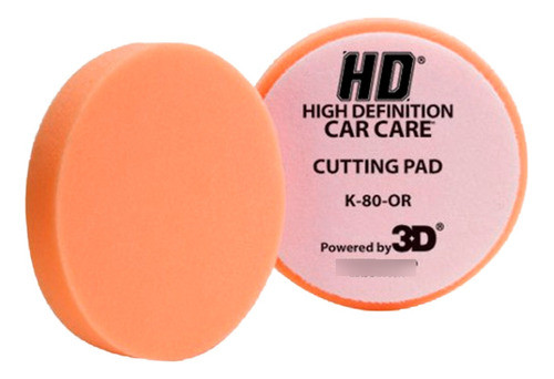 3d Pad Espuma 5' Corte Medio Naranja Detailing - Pcd 0