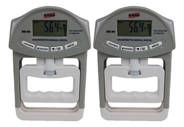 2 Dinamômetro Digital 90kg Manual Portátil Com Certificado 0