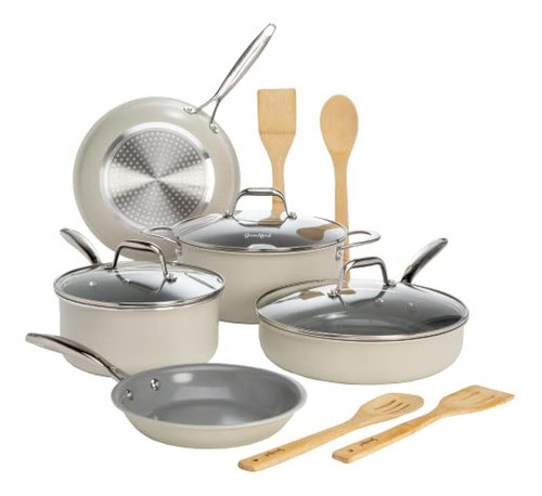 Goodful Juego De Ollas Y Sartenes Antiadherentes 0