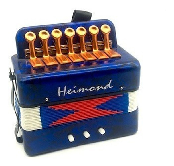 Heimond Uc102 Mini Acordeon 7 Botones 2 Bajos Para Niño 0