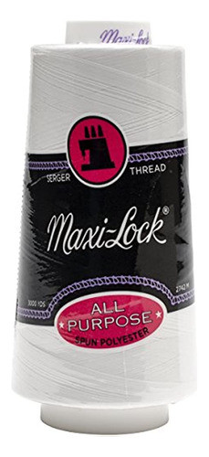 American Y Efird Maxilock Cone Thread 3000yard White 0
