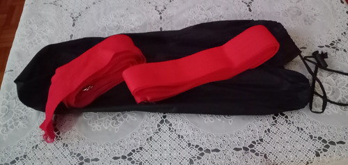 2-cinturones  Yoga 2 Mts Elongación Pilates Cinta Correa 0