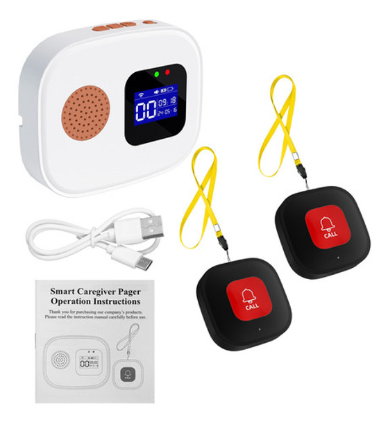 Pager De Cuidador Sem Fio Botões Controle Remoto Enfermeira 0