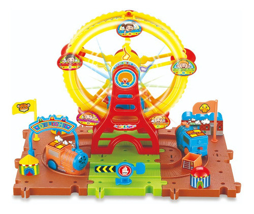 Juguete Pista Tren Infantil Estaciones 0
