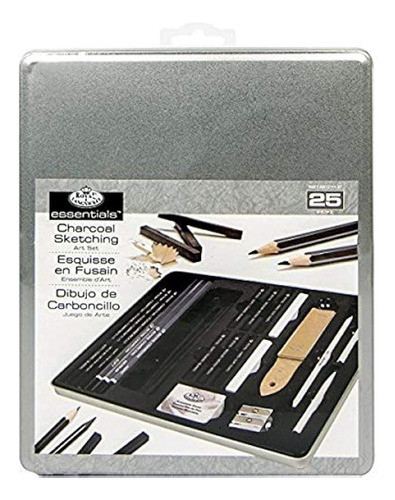 Conjunto De Arte De Dibujo De Carbón De Estaño Estándar Roya 0