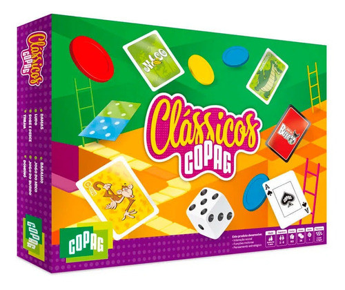 Kit Copag Com 8 Jogos Clássicos 0