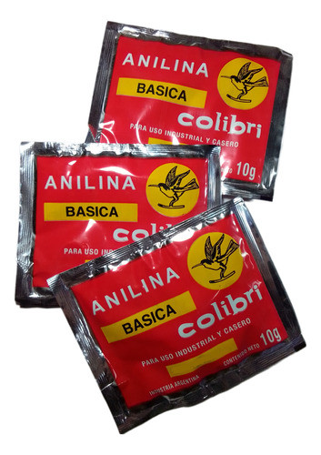 Anilina Basica Colibri Sobre X 10g Color Verde Malaquita 0