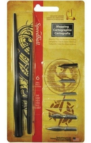 Kit Caligráfico Mapping Speedball 0