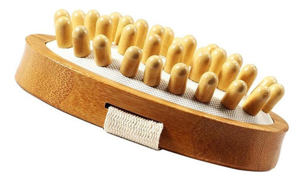 Magideal Madeira Natural Anti Celulite Massagem Escova 0