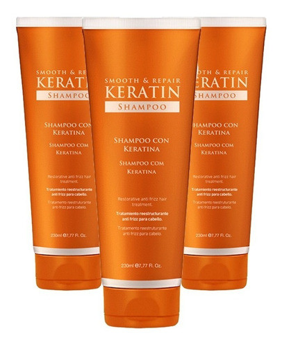 Kit 3 Shampoo Keratina Fidelité 230ml. 0