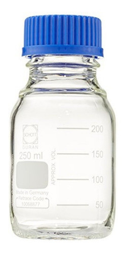 Frasco Vidrio Graduado Autoclavable Duran Schott 250ml 0