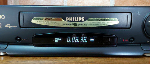 Video Cassete Philips Vr354  Com Controle Remoto Original 0