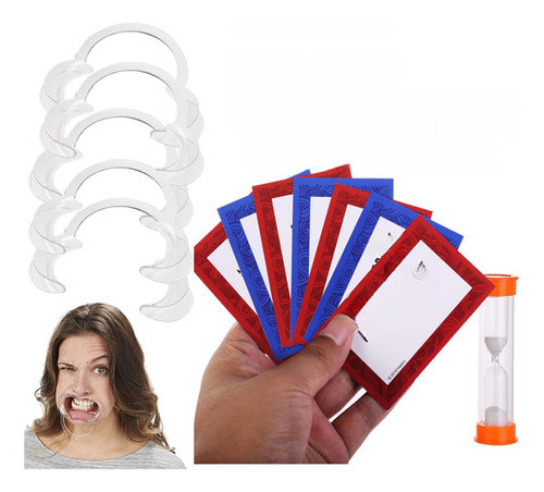 5 X Mouthguards 200 + Cartas + Reloj Replae Para Habla Table 0