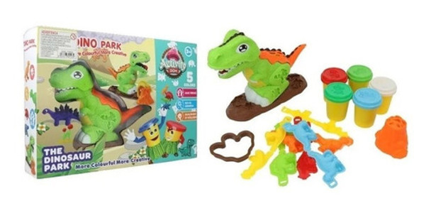Set Plastilina Dinosaurio Recreativo Moldes Varios Bola8 0