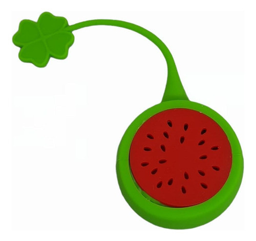 Infusor De Te Hierbas Siliconado Diseño Sandia Filtro 0