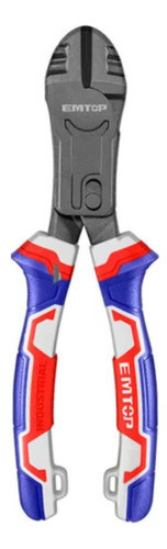 Alicate Corte Diagonal 200mm Emtop Eplrcd0851 Ergonomico 0