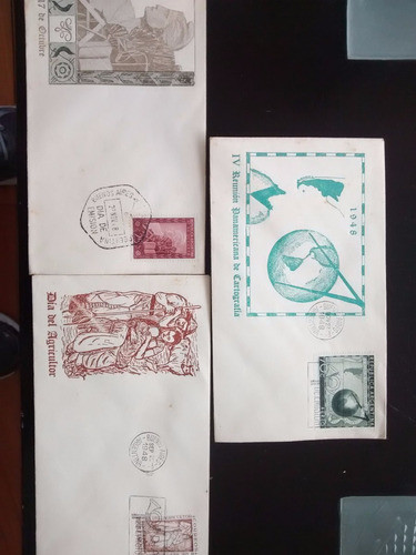 Filatelia Lote Sobre Postal  Dia Emision 1948 0