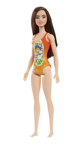 Boneca Barbie Praia - Morena Mattel 0