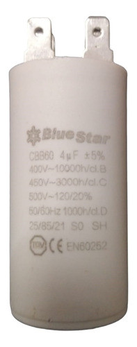 Capacitor  4mf X 450v - Bluestar 0