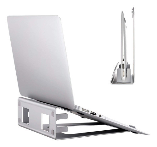 Soporte Vertical Para Laptop Apphome Aluminio, Ajustable 0