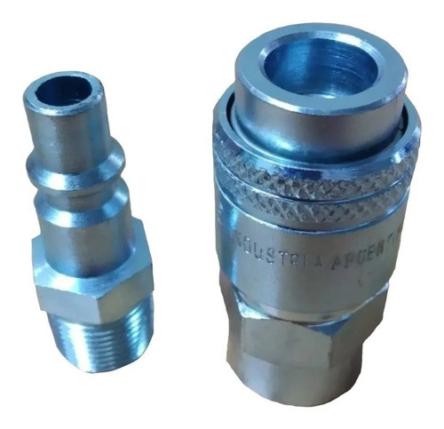 Acople Rapido Para Manguera Aire 1/4 Compresor Con Punta 0