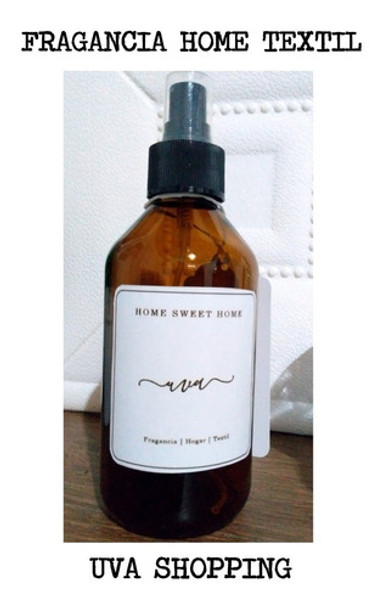 Fragancia Textil Hogar Spray Perfume Ropa Uva Daniel Cassin 0