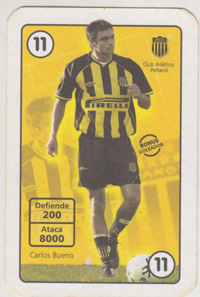 Futbol Uruguay Carlos Bueno Tarjeta De Alfajores Varadero 0