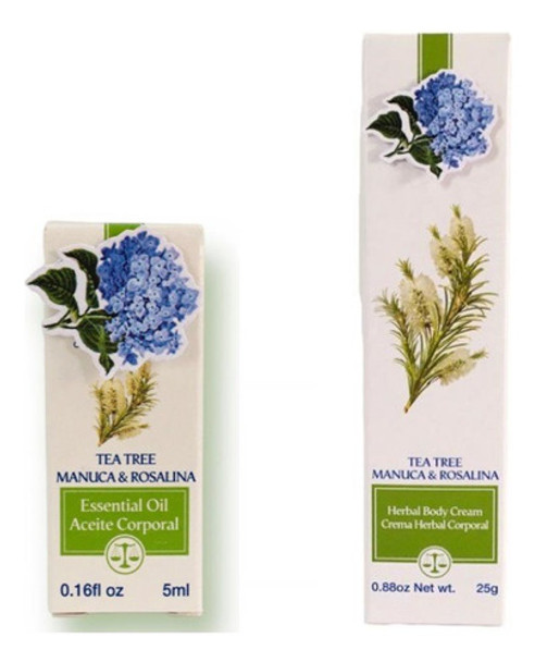 Just - Aceite Esencial De Tea Tree + Crema De Tea Tree 0 Just - Aceite Esencial De Tea Tree + Crema De Tea Tree 0