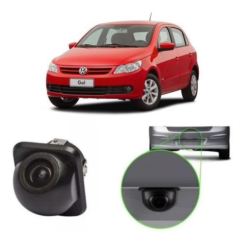 Câmera De Ré Tartaruga Visão Noturna Vw Gol G5 0