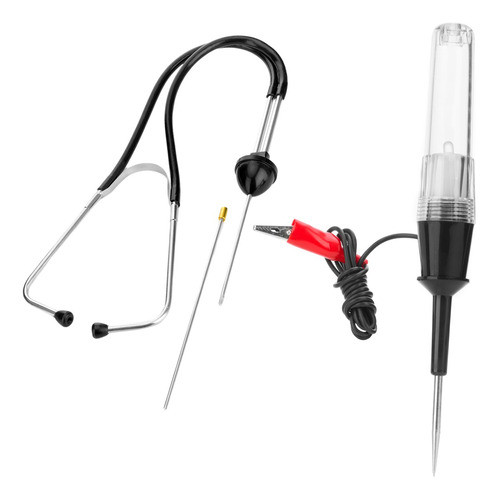 Combo Punta Logica De Prueba + Estetoscopio Para Mecanico 0