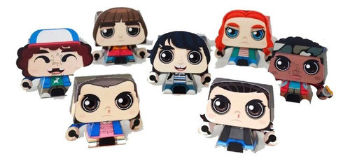 Stranger Things Funkos Papercraft 0