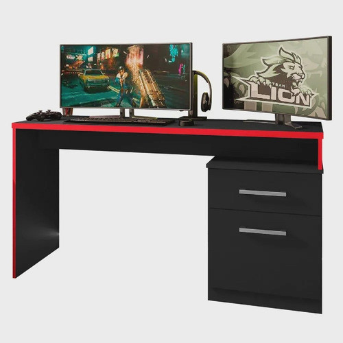Mesa Escrivaninha Multifuncional Desk Gamer E Para Estudos 0
