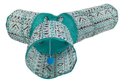 Túnel De Gato Brinquedo Interativo Resistente A Rasgos 0