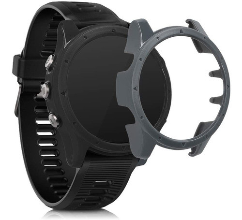 Carcasa Tpu Funda Protectora Garmin 945 - Black / Grey 0