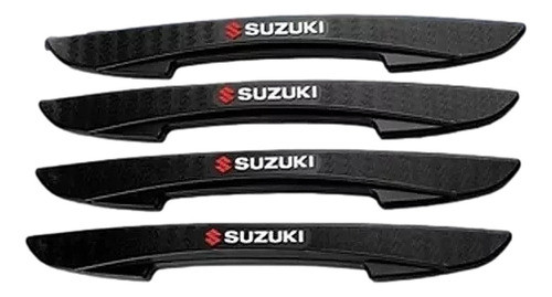 Juego Protector Puerta Logo Suzuki 4 Piezas 0