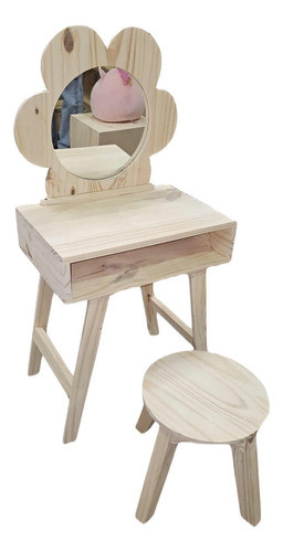 Tocador Dresuar  Infantil Princesa  Con Banco 0