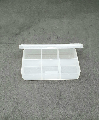 Pastillero 6 Cavidades Plástico Con Tapa Plegable (7708) 0