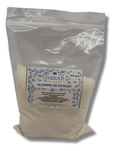 Alumbre De Potasio 250 Grs 0
