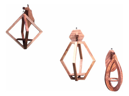 Porta Macetas Colgantes En Madera 0