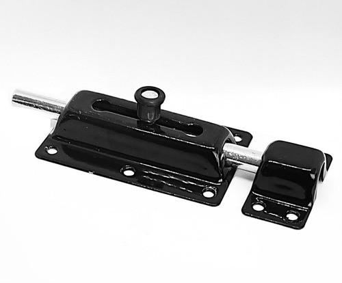 Pasador Seguridad Con Traba Resorte 80mm Negro 0