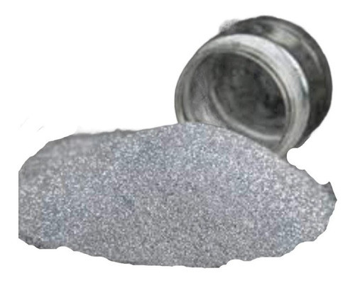 Decoracion Glitter Individual Plateado 0