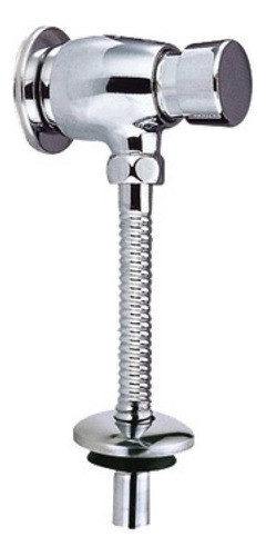 Valvula + Tecla Descarga Inodoro Cromo Mingitorio Premium 0