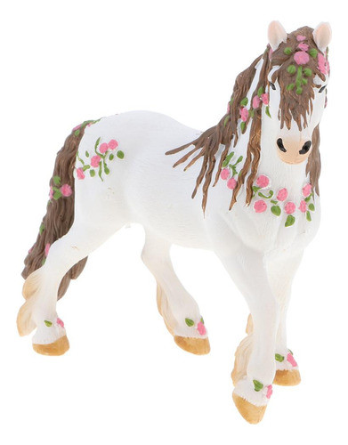 Estatuetas De Modelo Animal De Plástico, Brinquedo Branco 0