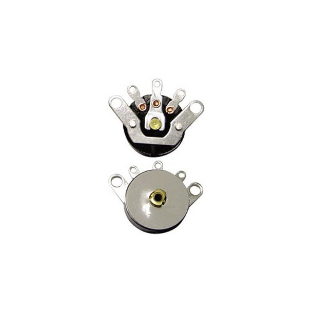 Potenciometro Spika 16mm Rotativo S/ Llave 5 Pines X 3u Htec 0