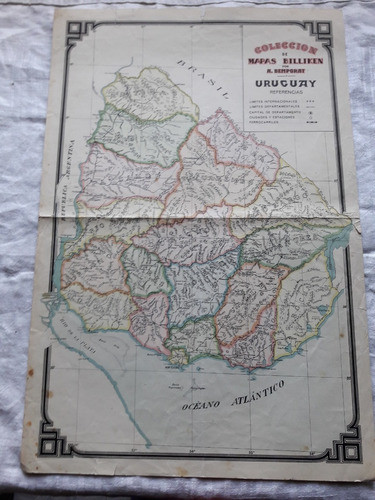 Uruguay - Coleccion De Mapas Billiken Por Bemporat - Lamina 0