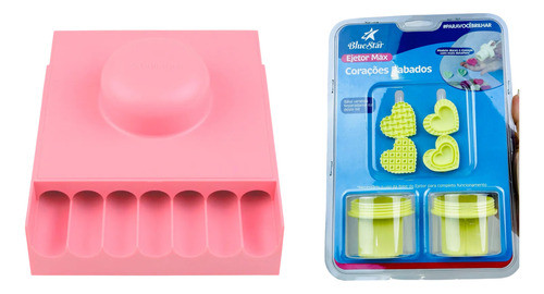 Kit Ejetor Coraçao Babado + Enrolador 8g 0